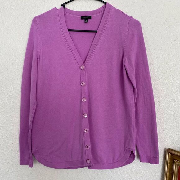 ⭐️Talbots GIRLFRIEND CARDIGAN - POINTELLE - Picture 1 of 6